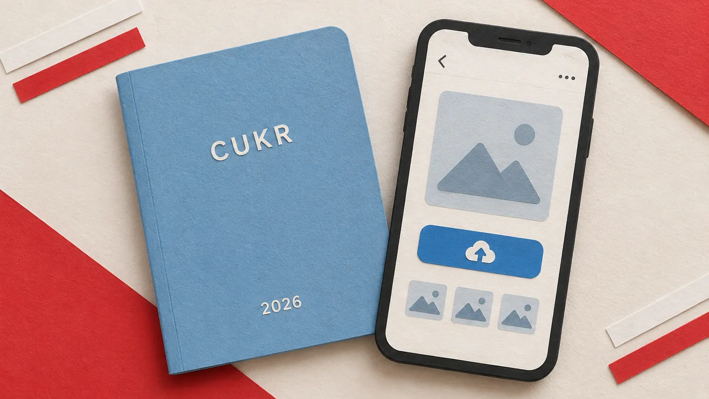 Цифрова подача фотографії на карту CUKR через смартфон